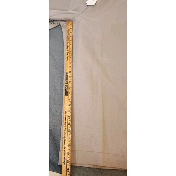 Eileen Fisher Cropped Wide Leg Cuffed Linen Blend Pants Sz 2X Stone Color NWT - Picture 3 of 10